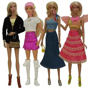 Модное 11,5-дюймовое кукольное платье, высококачественная повседневная одежда, элегантная праздничная одежда, кукольная одежда, кукла 30 см/ 1/6 кукол BJD