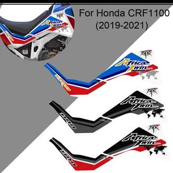 Для Honda CRF1100 CRF 1100 L L1 L2 Africa Twin Adventure ADV Комплект Козырьков Наклейки Decal Kit 2019 2020 2021 Защитная Накладка На Боковой Бак