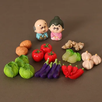 8 шт./компл. Мини-имитация пенопластовых фруктов и овощей, искусственные кухонные игрушки для детей, игрушки для ролевых игр, аксессуары для кукольного домика