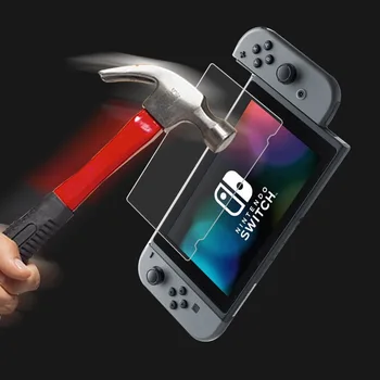 500шт Защитного закаленного стекла для Nintendos Switch Lite Защитная пленка для экрана для Nintendos Switch NS Аксессуары из OLED-стекла