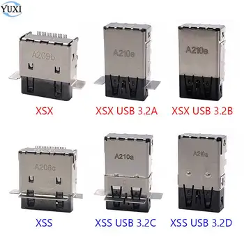 YuXi Для Xbox Серии X S Разъем HDMI-совместимого порта Интерфейс USB-разъема для XSS XSX 3.2 Разъем USB-порта для зарядки