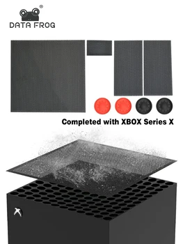 Пылезащитный фильтр DATA FROG для игровой консоли Xbox Series X, вентилятор охлаждения, сетчатая подставка, пылезащитный чехол для XBOX Series X, аксессуар для игрового хоста.