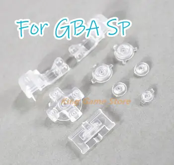 1 комплект Многоцветных прозрачных Полных Наборов Кнопок R L A B D-Pad Для GameBoy Advance SP Для Запасных Частей GBA SP