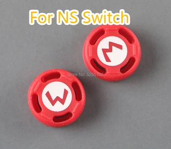 200шт силиконовых рулонных колпачков для большого пальца Аналоговый чехол для джойстика для контроллеров Nintend Switch Rocker cap Joypad для NS Switch