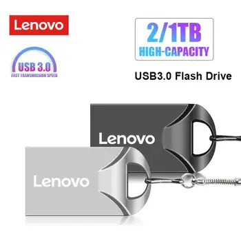 Lenovo Usb 2 ТБ Флешки Высокоскоростной Металлический Флеш-накопитель 1 ТБ 512 ГБ 256 ГБ Портативный Usb-накопитель Водонепроницаемый Memoria Usb Flash Disk