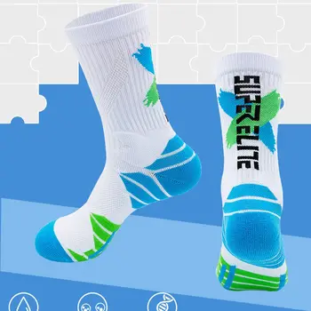 Повседневные Удобные Простые Модные Красочные носки в корейском стиле, носки для полотенец, спортивные Чулочно-носочные изделия, мужские баскетбольные носки