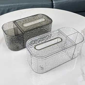 Органайзеры для салфеток Прозрачный акриловый настольный органайзер для коробки с салфетками Принадлежности для организации рабочего стола для гостиной ванной комнаты кухни Столовой