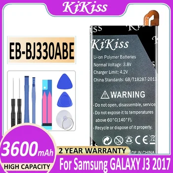 KiKiss EB-BJ330ABE 3600 мАч Батарея Для Samsung Galaxy J3 2017 SM-J330 J3300 SM-J3300 SM-J330F J330FN J330G SM-J330L Batterij