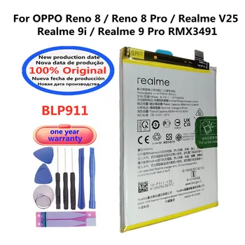 Оригинальный BLP911 Для OPPO Realme V25/Realme 9i Realme 9 Pro 9Pro/Reno 8/8 Pro Высококачественный Аккумулятор Для Телефона Bateria 5000mAh